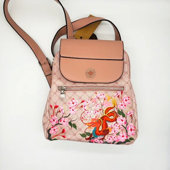 Steve Madden BBLOGO Colorful Mini Backpack Purse Steve Madden BBLogo Colorful Mini Backpack Purse W Tassel  main image 4